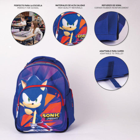 Zaino Sdoppiabile Big Sonic Prime - 28 Litri, Schienale Preformato, Tasche Laterali Per Borraccia