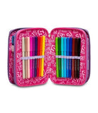 ASTUCCIO 3 ZIP SJ GANG FLEECY GIRL, REBEL PINK