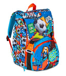 ZAINO ESTENSIBILE BIG - TINYPATCH BOY + ASTUCCIO 3 ZIP + OMAGGIO DIGITAL WATCH "TINTA UNITA"