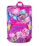 ZAINO ESTENSIBILE BIG - TINYPATCH GIRL + ASTUCCIO 3 ZIP + OMAGGIO DIGITAL WATCH "TINTA UNITA"
