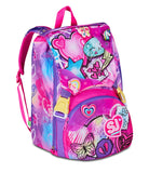 ZAINO ESTENSIBILE BIG - TINYPATCH GIRL + ASTUCCIO 3 ZIP + OMAGGIO DIGITAL WATCH "TINTA UNITA"