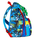 ZAINO ESTENSIBILE BIG - FANTASYS BOY + ASTUCCIO 3 ZIP + OMAGGIO DIGITAL WATCH " TINTA UNITA"