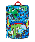 ZAINO ESTENSIBILE BIG - FANTASYS BOY + ASTUCCIO 3 ZIP + OMAGGIO DIGITAL WATCH " TINTA UNITA"