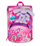 ZAINO ESTENSIBILE BIG - FANTASYS GIRL + ASTUCCIO 3 ZIP + OMAGGIO DIGITAL WATCH "TINTA UNITA"
