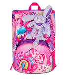 ZAINO ESTENSIBILE BIG - FANTASYS GIRL + ASTUCCIO 3 ZIP + OMAGGIO DIGITAL WATCH "TINTA UNITA"