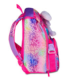 ZAINO ESTENSIBILE BIG - FANTASYS GIRL + ASTUCCIO 3 ZIP + OMAGGIO DIGITAL WATCH "TINTA UNITA"