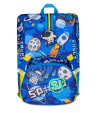 ZAINO ESTENSIBILE BIG - FLYROCKET BOY + ASTUCCIO 3 ZIP + DIGITAL WATCH "TINTA UNITA"