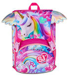 ZAINO ESTENSIBILE BIG - FLYUNICORN GIRL + ASTUCCIO 3 ZIP + OMAGGIO DIGITAL WATCH "TINTA UNITA"