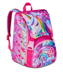 ZAINO ESTENSIBILE BIG - FLYUNICORN GIRL + ASTUCCIO 3 ZIP + OMAGGIO DIGITAL WATCH "TINTA UNITA"