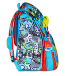 ZAINO ESTENSIBILE BIG - SHARKY SKATE + ASTUCCIO 3 ZIP + DIGITAL WATCH "TINTA UNITA"