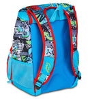 ZAINO ESTENSIBILE BIG - SHARKY SKATE + ASTUCCIO 3 ZIP + DIGITAL WATCH "TINTA UNITA"