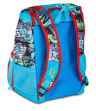 ZAINO ESTENSIBILE BIG - SHARKY SKATE + ASTUCCIO 3 ZIP + DIGITAL WATCH "TINTA UNITA"