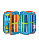 ZAINO ESTENSIBILE BIG - TINYPATCH BOY + ASTUCCIO 3 ZIP + OMAGGIO DIGITAL WATCH "TINTA UNITA"