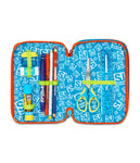 ZAINO ESTENSIBILE BIG - TINYPATCH BOY + ASTUCCIO 3 ZIP + OMAGGIO DIGITAL WATCH "TINTA UNITA"