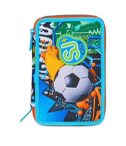 ZAINO ESTENSIBILE BIG - TINYPATCH BOY + ASTUCCIO 3 ZIP + OMAGGIO DIGITAL WATCH "TINTA UNITA"