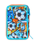 ZAINO ESTENSIBILE BIG - TINYPATCH BOY + ASTUCCIO 3 ZIP + OMAGGIO DIGITAL WATCH "TINTA UNITA"