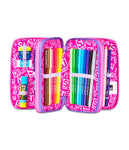 ZAINO ESTENSIBILE BIG - TINYPATCH GIRL + ASTUCCIO 3 ZIP + OMAGGIO DIGITAL WATCH "TINTA UNITA"