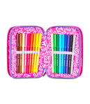 ZAINO ESTENSIBILE BIG - TINYPATCH GIRL + ASTUCCIO 3 ZIP + OMAGGIO DIGITAL WATCH "TINTA UNITA"