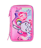 ZAINO ESTENSIBILE BIG - FANTASYS GIRL + ASTUCCIO 3 ZIP + OMAGGIO DIGITAL WATCH "TINTA UNITA"