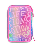 ZAINO ESTENSIBILE BIG - FANTASYS GIRL + ASTUCCIO 3 ZIP + OMAGGIO DIGITAL WATCH "TINTA UNITA"
