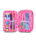 ZAINO ESTENSIBILE BIG - FLYUNICORN GIRL + ASTUCCIO 3 ZIP + OMAGGIO DIGITAL WATCH "TINTA UNITA"