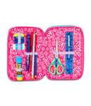 ZAINO ESTENSIBILE BIG - PLUSHY RABBIT + ASTUCCIO 3 ZIP + OMAGGIO DIGITAL WATCH "TINTA UNITA"