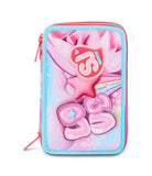 ZAINO ESTENSIBILE BIG - PLUSHY RABBIT + ASTUCCIO 3 ZIP + OMAGGIO DIGITAL WATCH "TINTA UNITA"