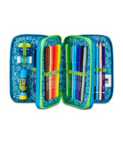 ZAINO ESTENSIBILE BIG - AIR TIGER + ASTUCCIO 3 ZIP + OMAGGIO DIGITAL WATCH "TINTA UNITA"