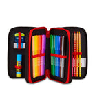 Astuccio 3 zip + Zaino Estensibile MILAN - "SEVEN"" 2025/2026 + OMAGGIO DIGITAL WATCH