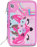 ZAINO ESTENSIBILE BIG - PINKHUGS + ASTUCCIO 3 ZIP + OMAGGIO DIGITAL WATCH "TINTA UNITA"
