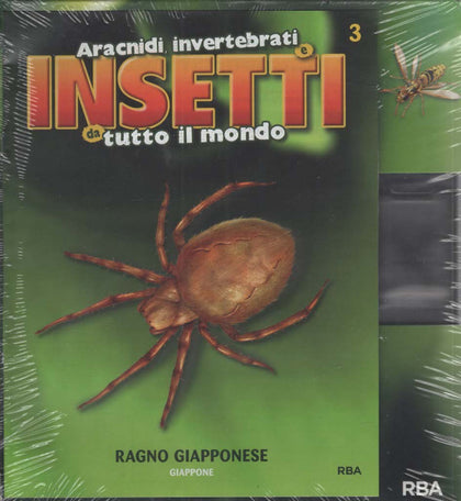 Insetti da Tutto il Mondo + Espositore - Ragno Giapponese - Uscita n.3 - 17 Ottobre 2026 - Settimanale