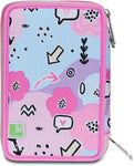ZAINO ESTENSIBILE BIG - PINKHUGS + ASTUCCIO 3 ZIP + OMAGGIO DIGITAL WATCH "TINTA UNITA"