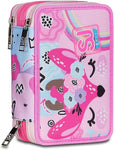 ZAINO ESTENSIBILE BIG - PINKHUGS + ASTUCCIO 3 ZIP + OMAGGIO DIGITAL WATCH "TINTA UNITA"