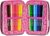 ZAINO ESTENSIBILE BIG - PINKHUGS + ASTUCCIO 3 ZIP + OMAGGIO DIGITAL WATCH "TINTA UNITA"