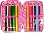 ZAINO ESTENSIBILE BIG - PINKHUGS + ASTUCCIO 3 ZIP + OMAGGIO DIGITAL WATCH "TINTA UNITA"