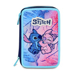 Astuccio 3 zip + Zaino sdobbiabile big LILO & STITCH - CUTE AND FLUFFY "SEVEN" + OMAGGIO DIGITAL WATCH