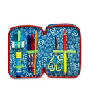 ZAINO SCUOLA SDOPPIABILE + ASTUCCIO SJ GANG TRICK FLIP + OMAGGIO CUFFIE WIRELESS