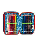 ZAINO SCUOLA SDOPPIABILE + ASTUCCIO SJ GANG TRICK FLIP + OMAGGIO CUFFIE WIRELESS