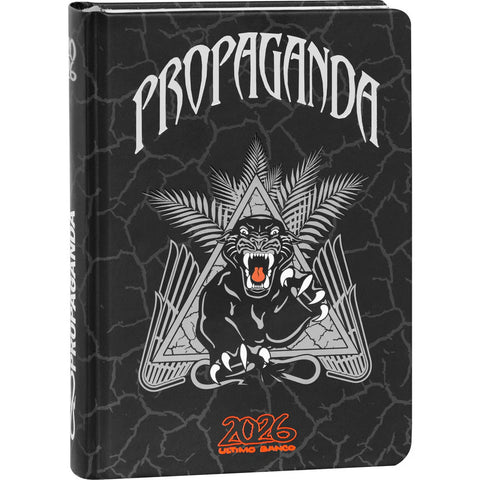 DIARIO DATATO 2025/26 - Propaganda - Nero - 16 Mesi