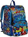 ZAINO SCUOLA SDOPPIABILE + ASTUCCIO SJ GANG TRICK FLIP + OMAGGIO CUFFIE WIRELESS
