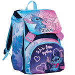 Astuccio 3 zip + Zaino sdobbiabile big LILO & STITCH - CUTE AND FLUFFY "SEVEN" + OMAGGIO DIGITAL WATCH