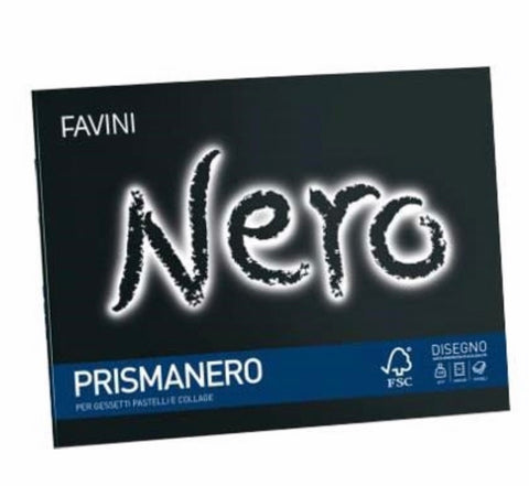 Album disegno carta nera FAVINI