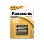Blister 4 Pile Alcaline Panasonic AAA (MINI STILO) 1,5V