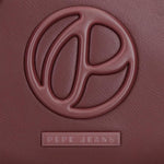 BORSA GRANDE A SPALLA PEPE JEANS MARA BORDEAUX