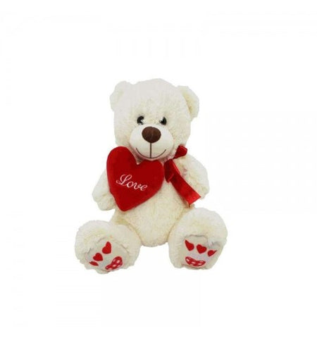Peluche Orso con cuore e fiocco
